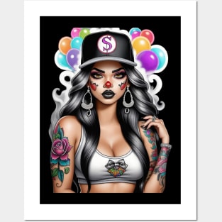 Chicana Always Laughing Never Crying Posters and Art